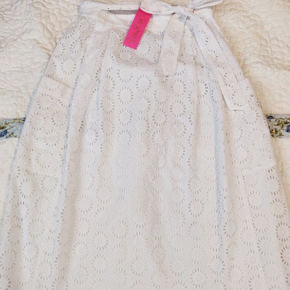 Lilly Pulitzer Pier Midi Belted Skirt